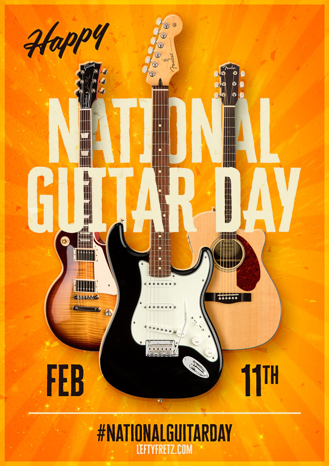 National Guitar Day Poster Graphic