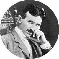 Nikola Tesla Left Handed