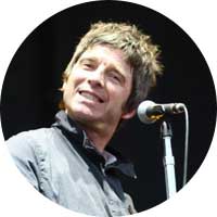 Noel Gallagher Left Handed