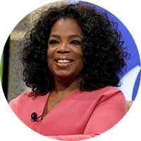 Oprah Winfrey Left Handed