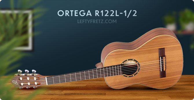 Ortega R122 Classical 1/2 Size Left Handed Guitar