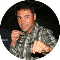 Oscar De La Hoya Left Handed