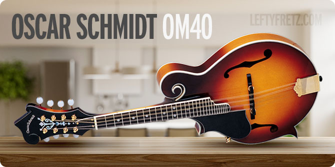 Left Handed Oscar Schmidt Mandolin OM40