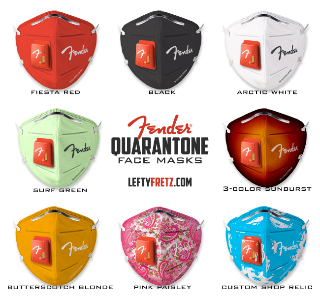 Quarantone Fender face masks