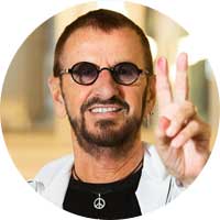 Ringo Starr Left Handed