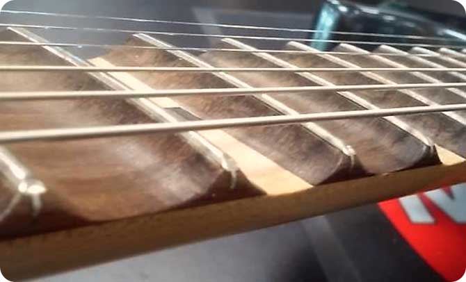 Scalloped Fretboard Fail