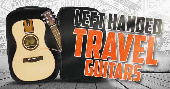 Small Left Handed travel Guitarsac