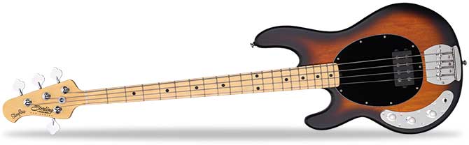 Left Handed Sterling Stingray Ray4 Bass