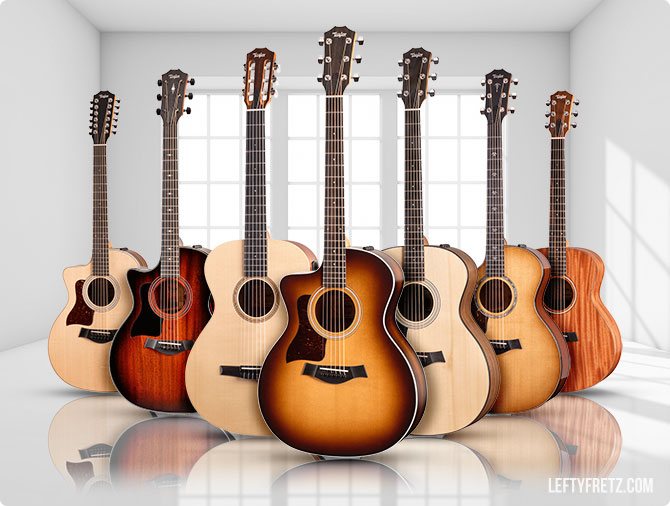 Taylor Left Handed Guitars