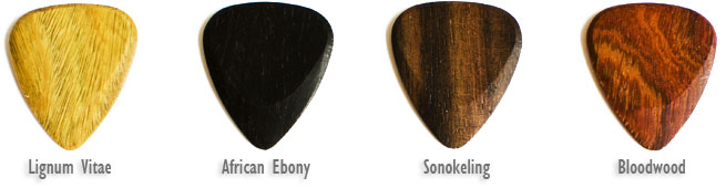 Timber Tones Electric Guitar Picks Wooden