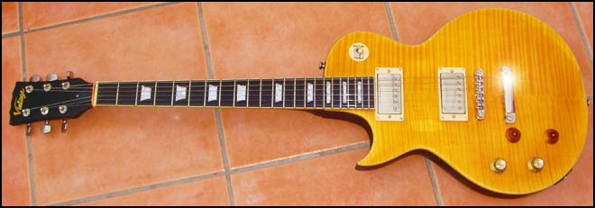 Vintage Icon V100 Lemon Drop Guitar Review