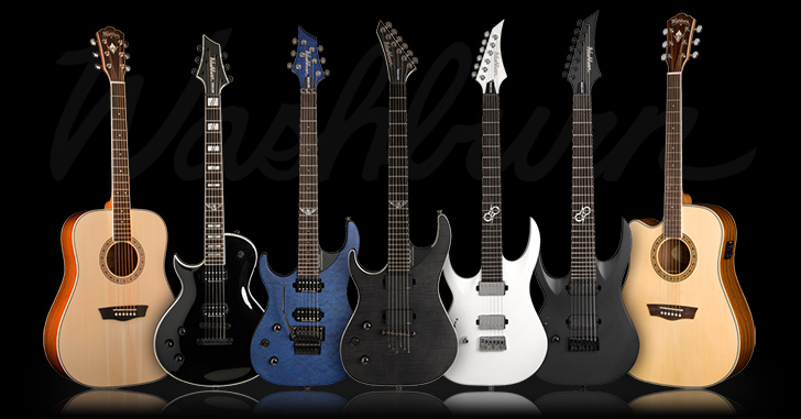 left handed washburn guitars