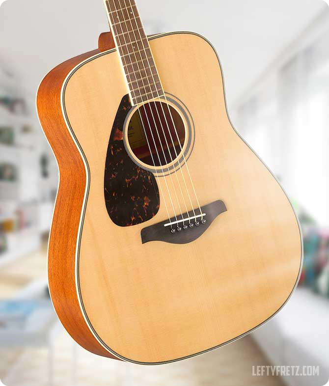 Yamaha FG820L Acoustic Guitar Left Handed