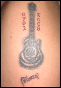 Zakk Wylde Guitar Tattoo