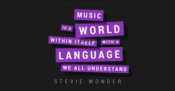 Stevie Wonder Music Quote