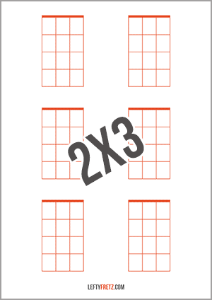 2x3 Chord Chart