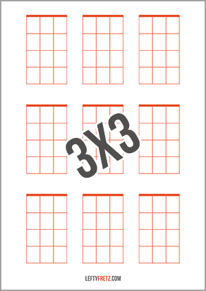 3x3 Chord Chart