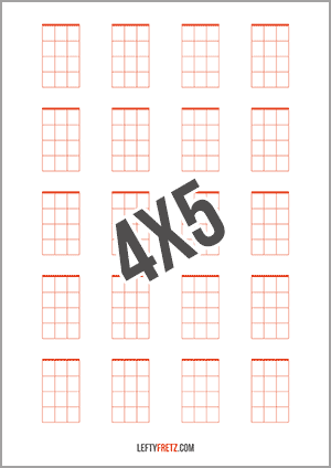 4x5 Chord Chart