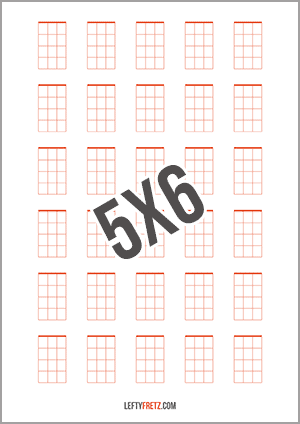 5x6 Chord Chart