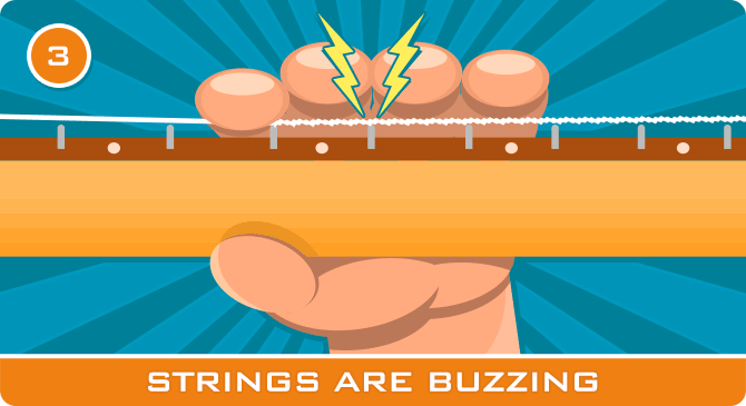 guitar string buzz