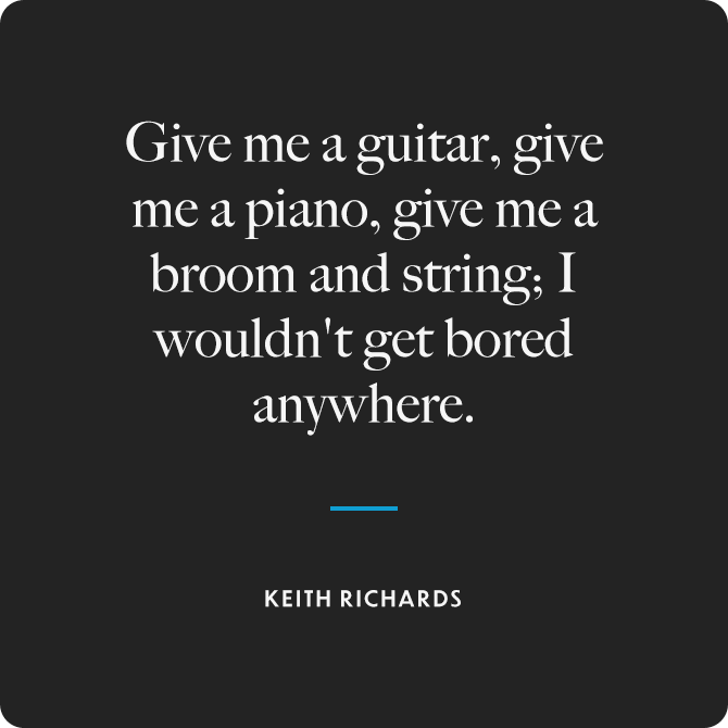 Keith Richards Quote About Guitar