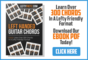 Left Handed Chord Book For Guitar